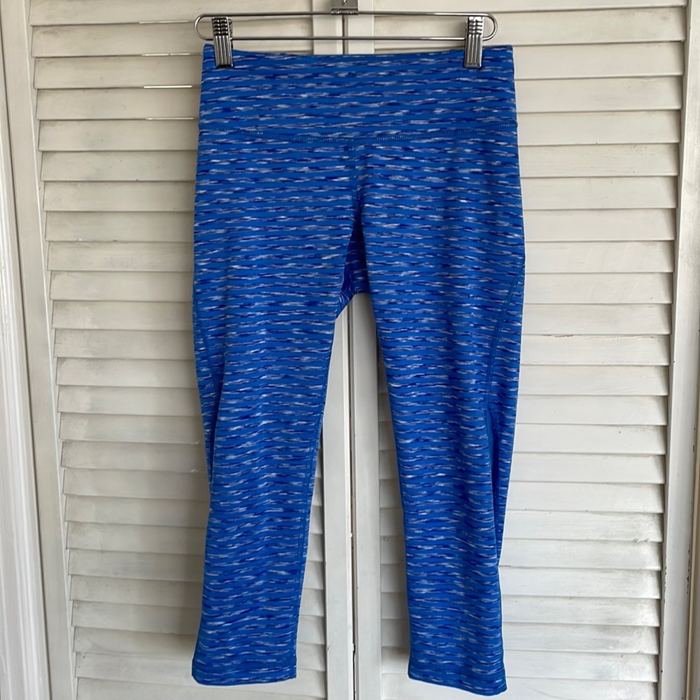 ZELLA Workout Leggings, Blue/White/Navy, Size XS - Picture 1 of 6